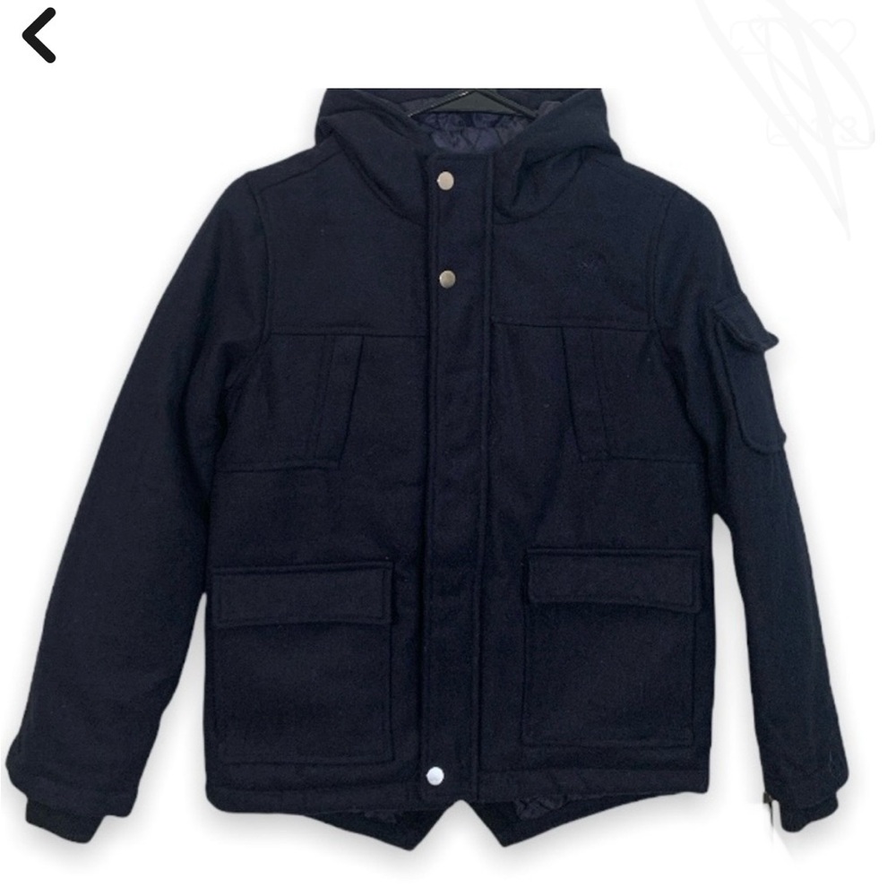 Beverly Hills Polo Club Dark Puffer Jacket with Hood